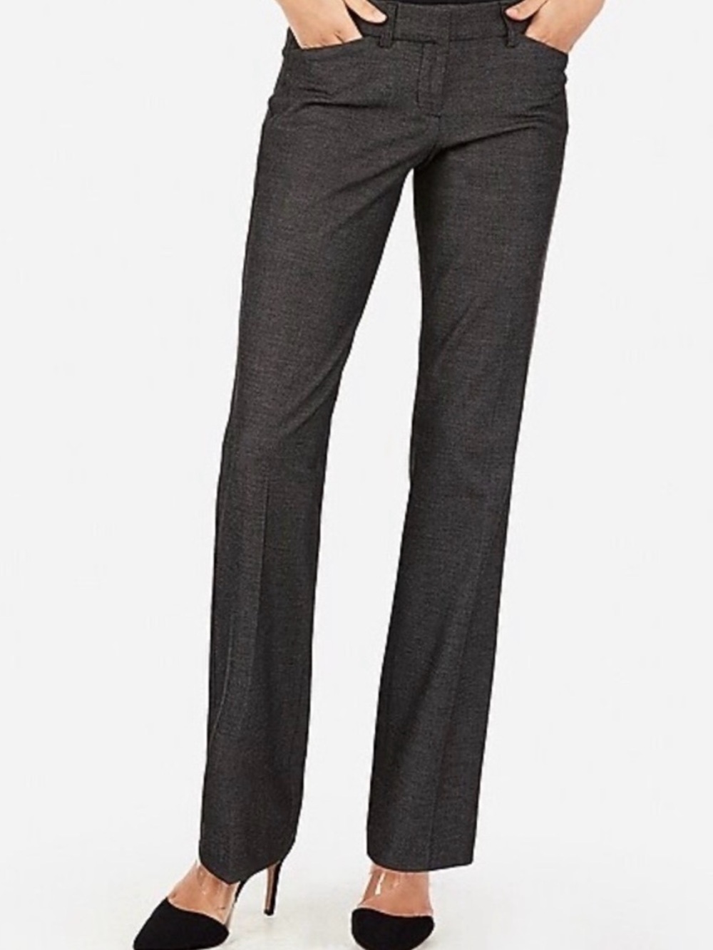 Express Editor Barely Bootcut Low Rise